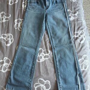 J Brand Selena Mid-Rise Cropped Bootcut Jeans